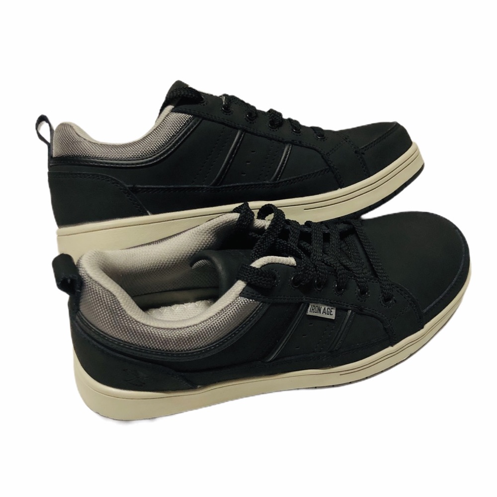 Iron Age Board Rage Leather Steel Toe Work Shoes